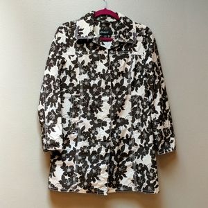 Eddie Bauer floral rain jacket